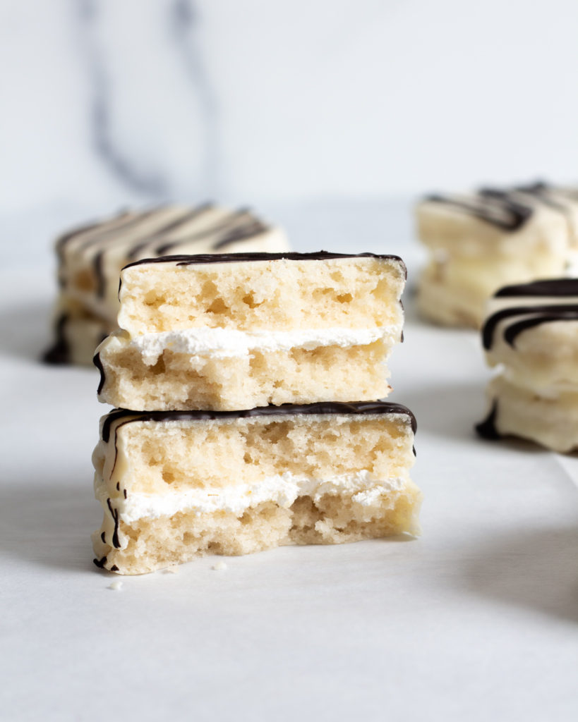 how to make zebra cakes at home