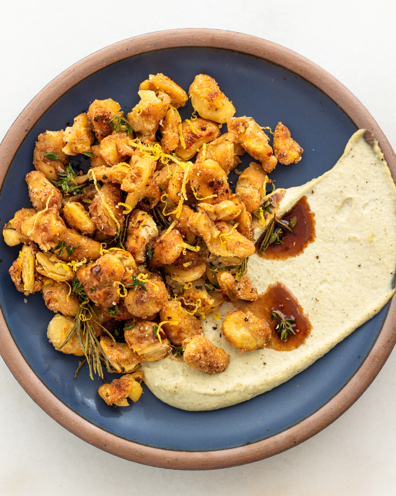 Breaded Beans &amp; Sage Cashew Cream-image