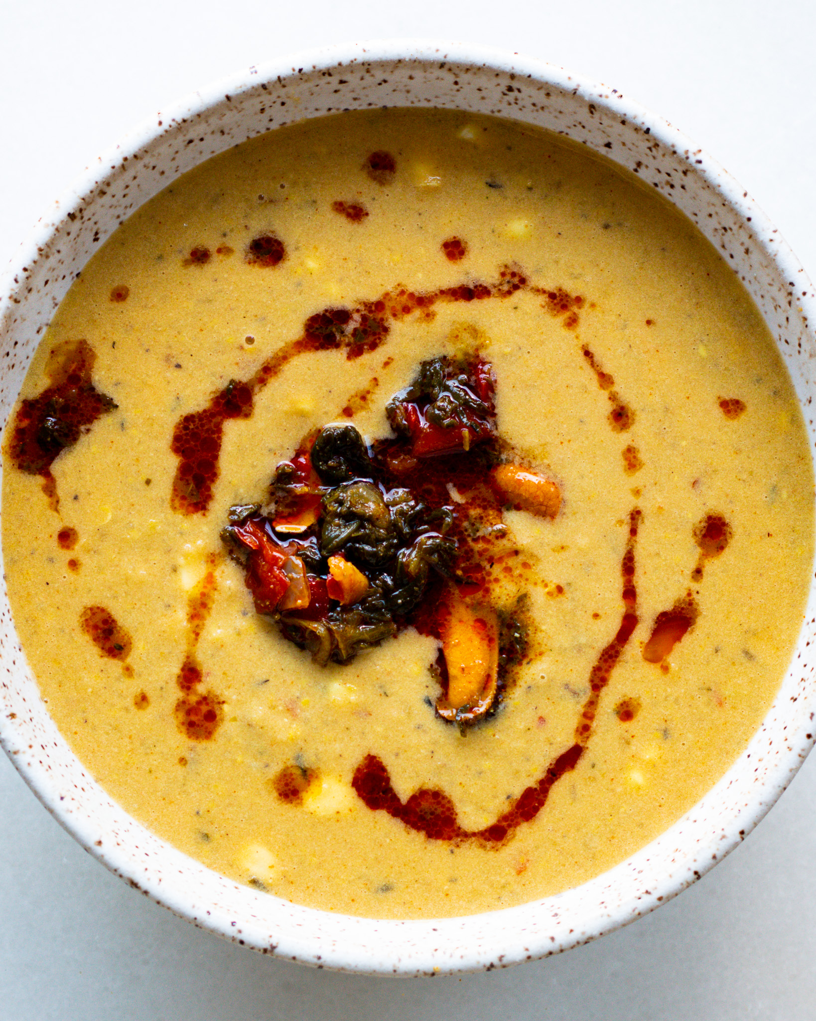 Corn Chowder &amp; Tinned Mussels-image