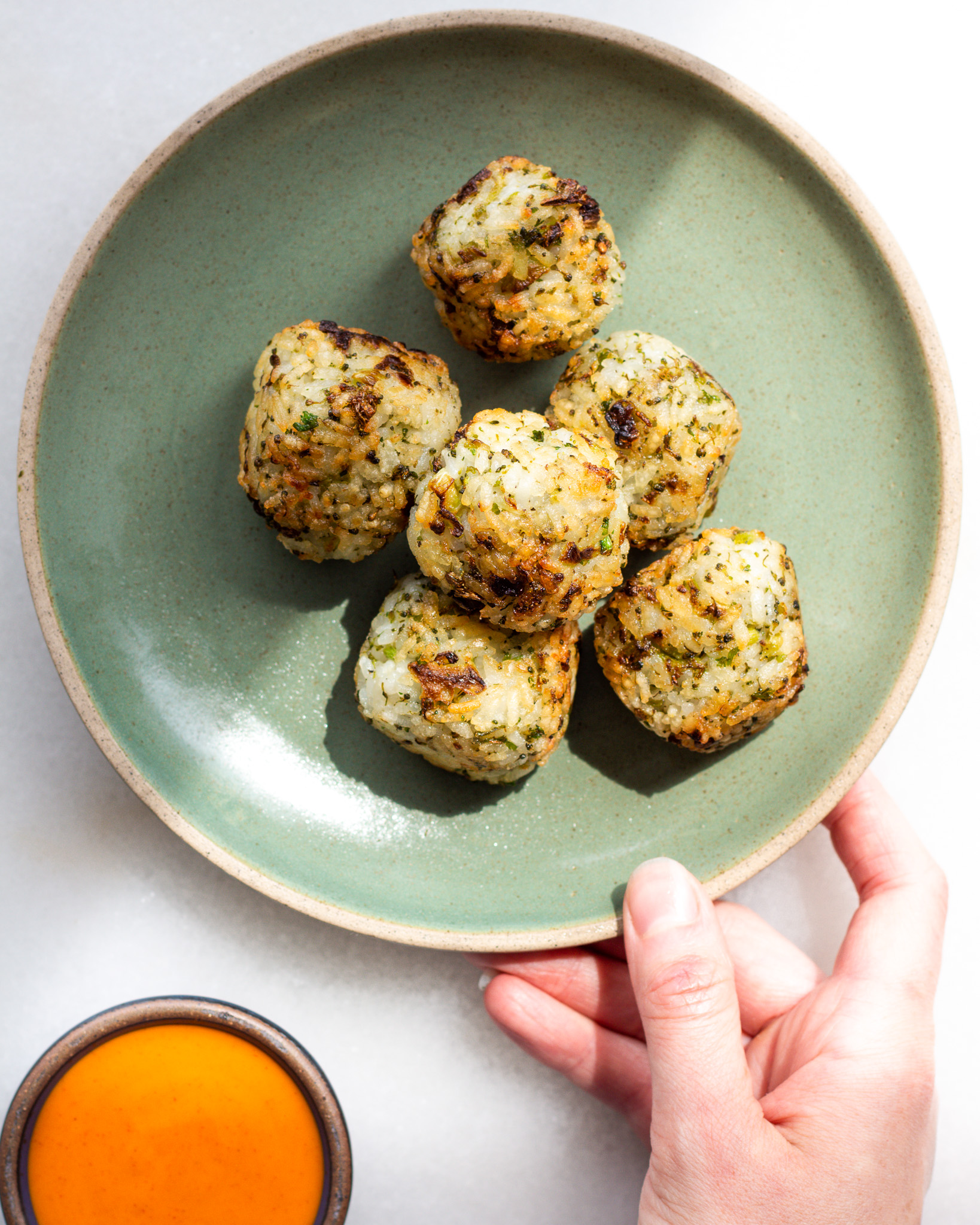 Broccoli & Herb Rice Balls