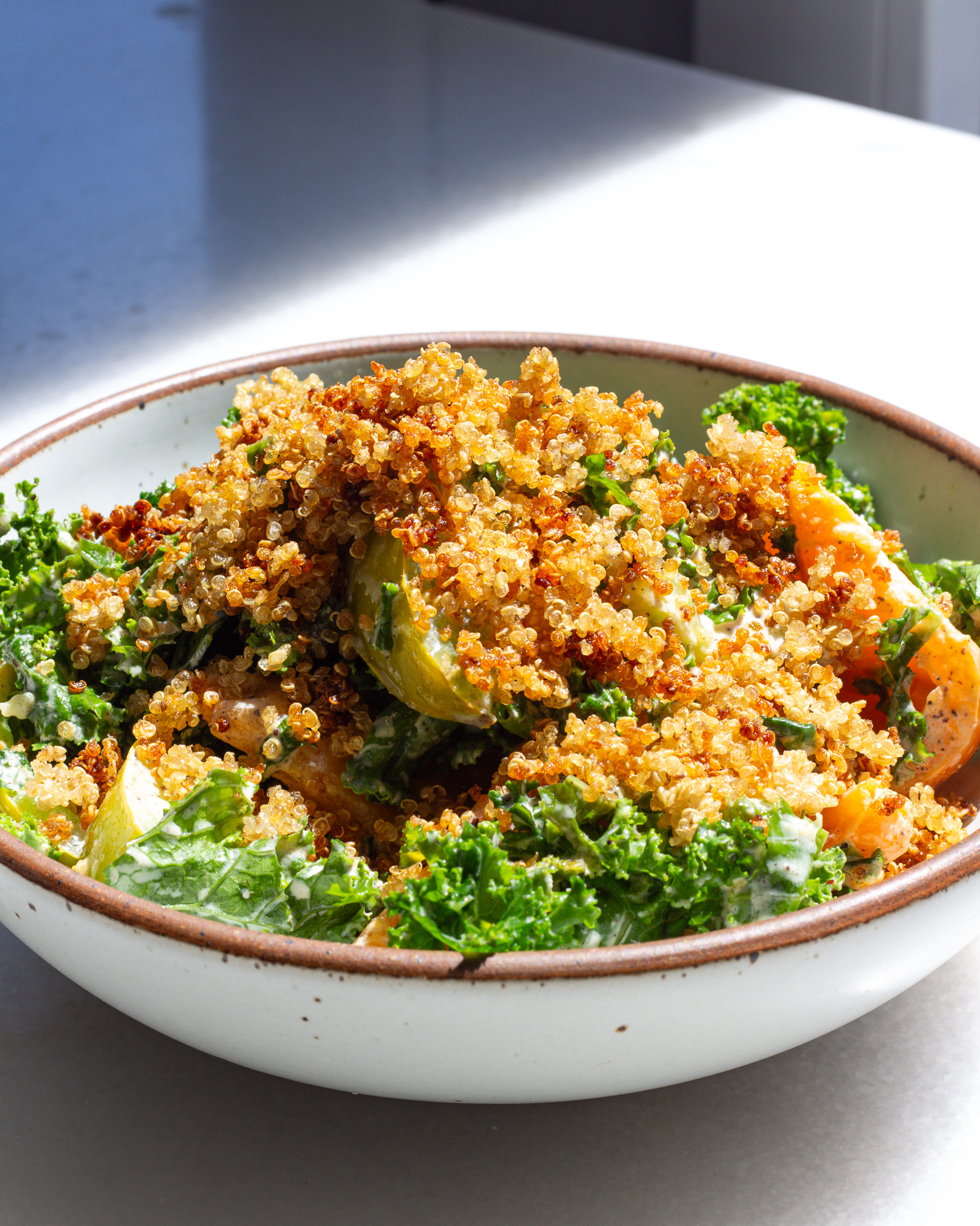 Kale Salad with White Harissa-image