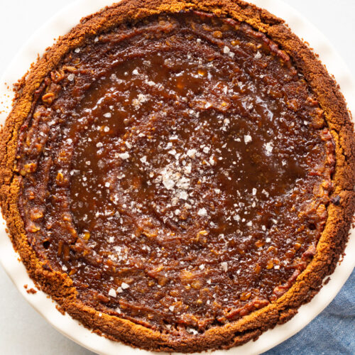 Salted Sticky Toffee Pudding Pumpkin Pie - Justine Doiron