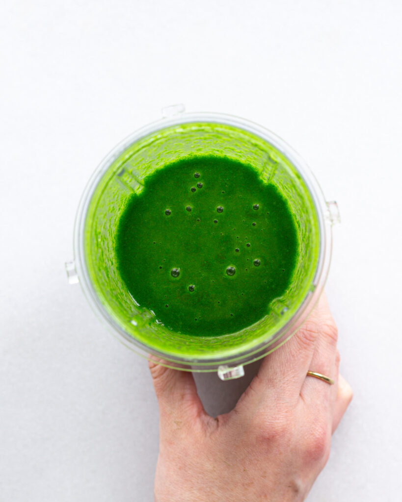 blended ramps and avocado oil 