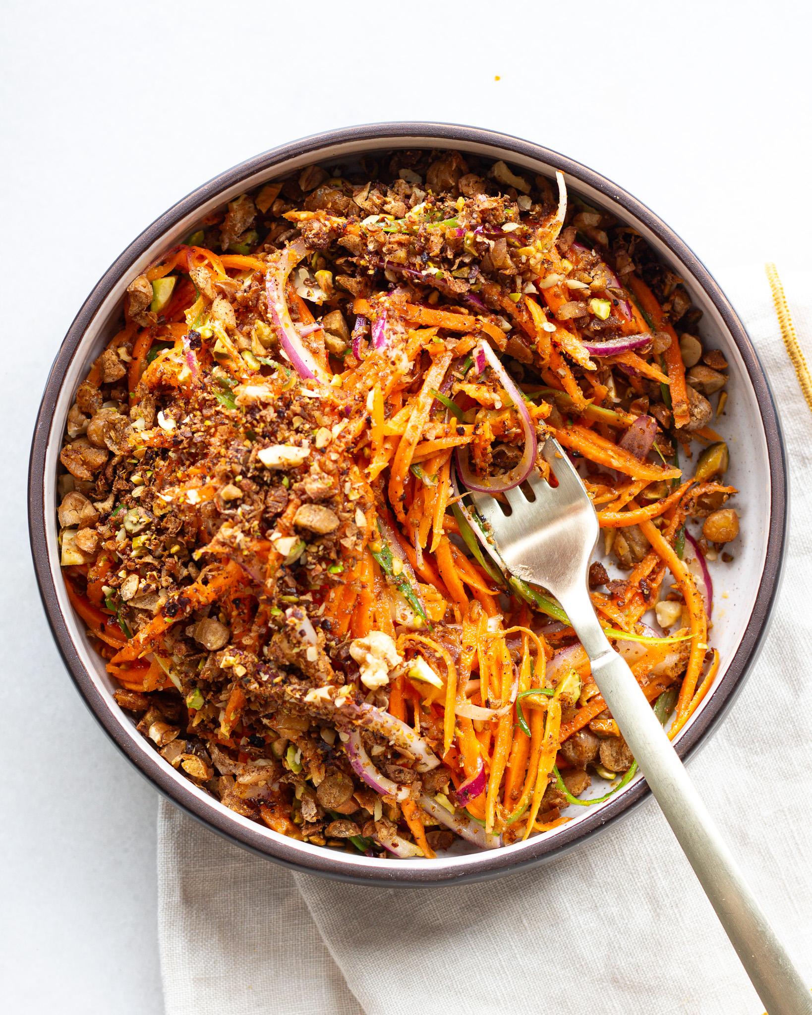 Carrot Salad with Aleppo Chickpeas &amp; Date Vinaigrette-image