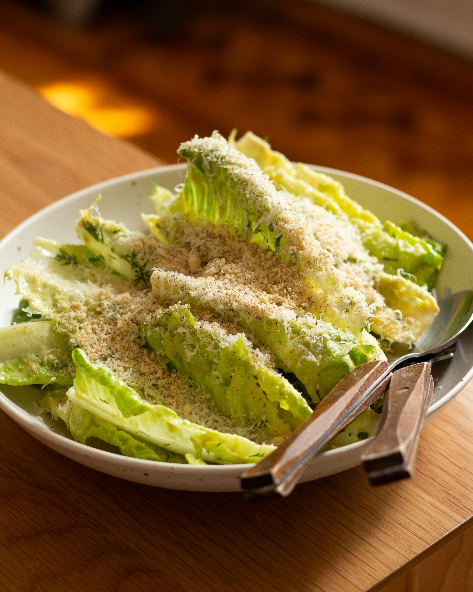 Tahini Caesar Salad - Justine Doiron