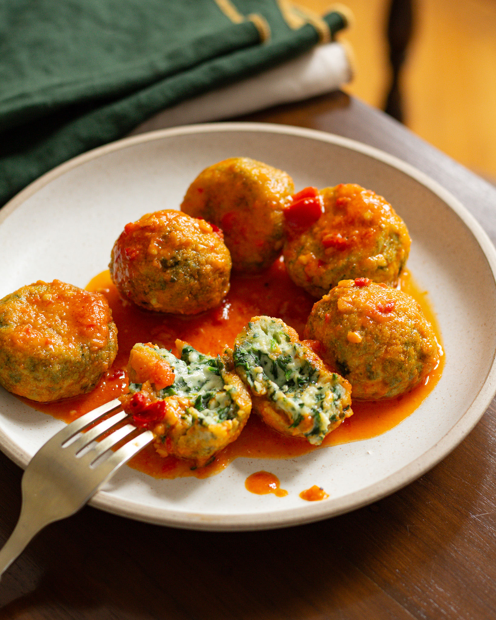 Spinach &amp; Ricotta Gnudi-image