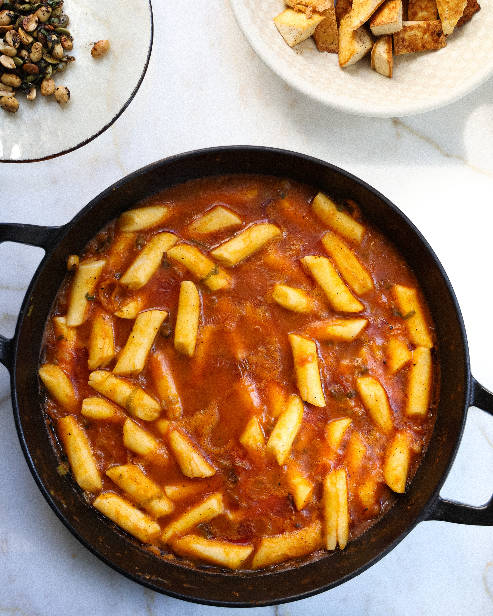 Honeynut Tteok and Tofu
